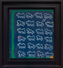Untitled (Dogs & Babies on Blue Background), 1980 by Keith Haring