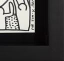 Keith  Haring - Untitled Dedicated for Jim-K Haring detail corner framed