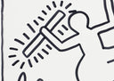 Keith  Haring - Untitled Dedicated for Jim-K Haring detail 1