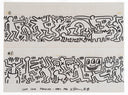 Luna Luna Drawing (E/F), 1986 by Keith Haring