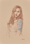 Untitled (Portrait with Tattoo), 2018