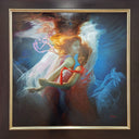 Angels of the Sea, 2022 by Douglas Hofmann framed