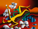 Golden are the Days of Memory, 2020 by Mark Kostabi