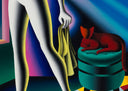 Radiant Awakening, 2023 by Mark Kostabi detail 2