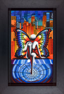 Nocturnal Transformation by Mark Kostabi framed