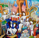 City of Dreams, 2024 by Mark Kostabi