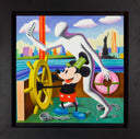 Free At Last, 2024 by Mark Kostabi framed