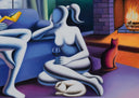 The Quiet Exchange, 2026 by Mark Kostabi