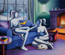 The Quiet Exchange, 2026 by Mark Kostabi