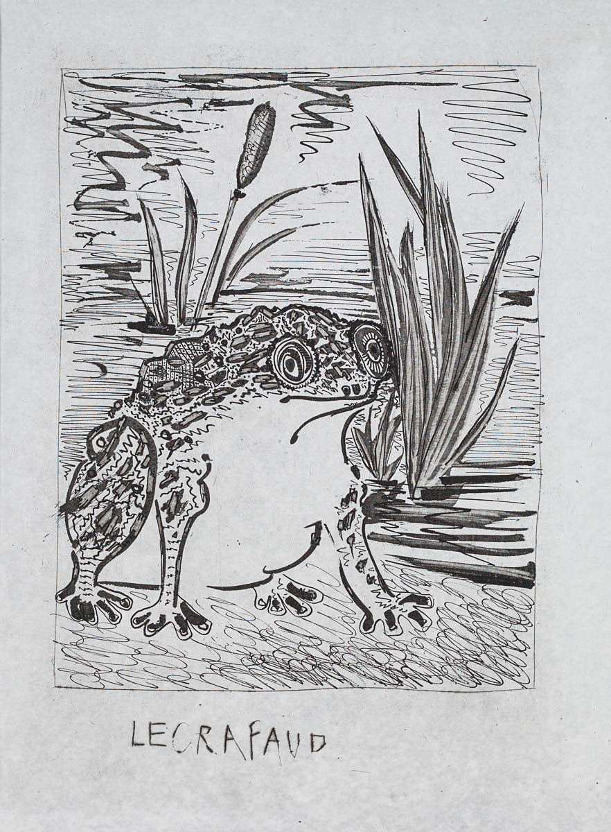 The Toad, 1942 (Histoire Naturelle - Textes de Buffon, B.356) by Pablo Picasso