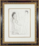 Young Man Presenting a Portrait, or a Mirror, to a Woman, 1968 (347 Series, B.1499) by Pablo Picasso