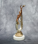 Mermaid by Erté side
