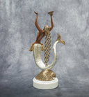 Mermaid by Erté back