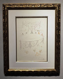 Lancelot and Galahad (The Grail Quest), 1975 by Salvador Dalí framed