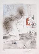 Kneeling Woman (Venus in Furs) by Salvador Dali