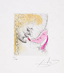 Man Kissing Shoe (Venus in Furs) by Salvador Dali