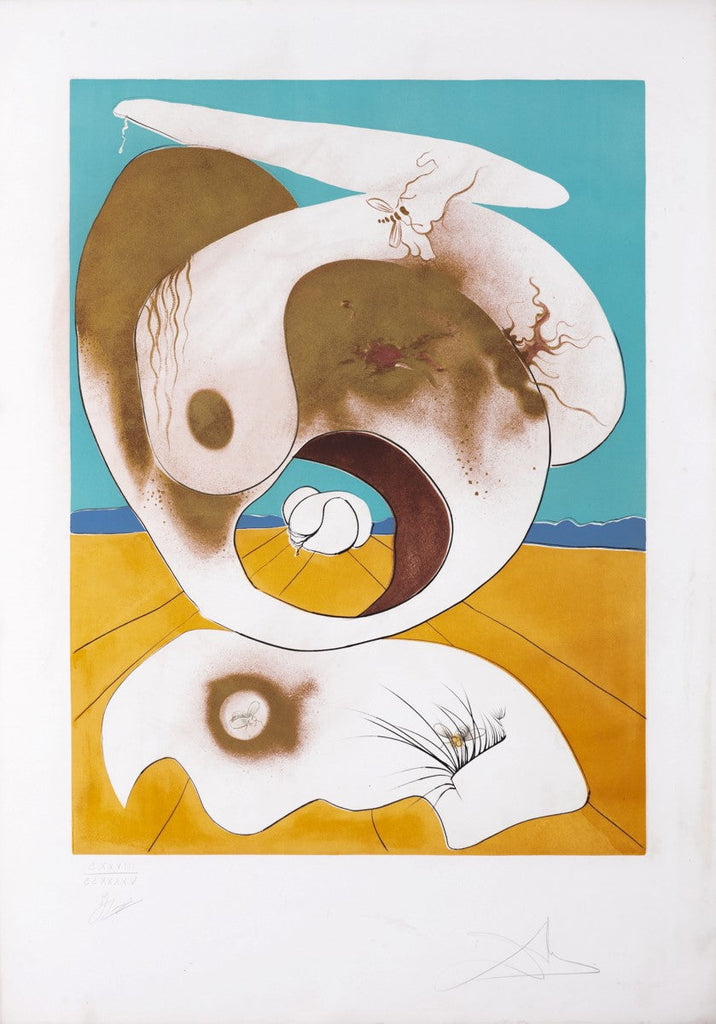 Planetary and Scatologic Vision (The Conquest of Cosmos II) by Salvador Dalí