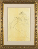 The Setting Sun Stretches Out... (King, I Shall Await You at Babylon), 1973 by Salvador Dalí framed