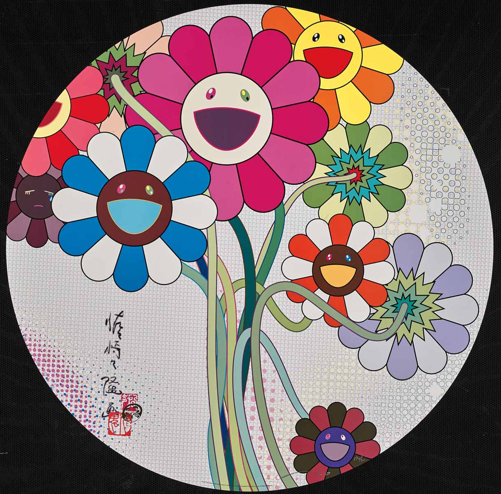 Even the Digital Realm has Flowers to Offer by Takashi Murakami