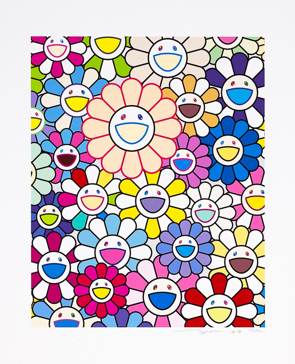 Field of Flowers by Takashi Murakami