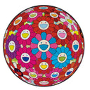 Flowerball (3D) - Blue, Red, 2013 by Takashi Murakami