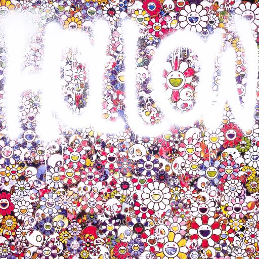 Hollow Multicolor, 2016 by Takashi Murakami
