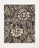 Madsaki Flowers Beige A by Takashi Murakami