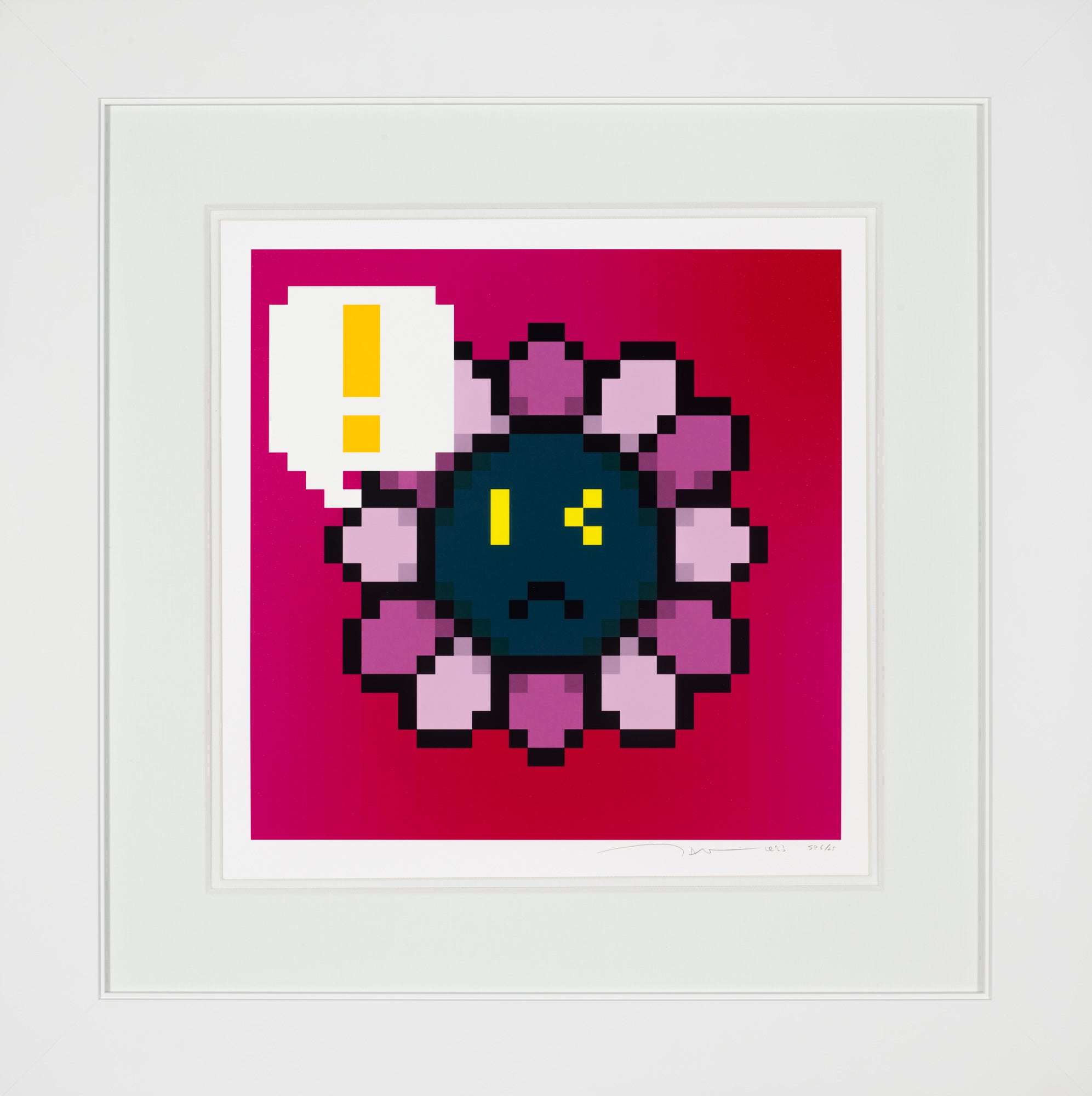 Murakami.Flower #0778 Inspiration by Takashi Murakami framed