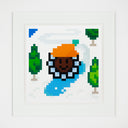 Murakami.Flower #3010 Snowboard by Takashi Murakami framed