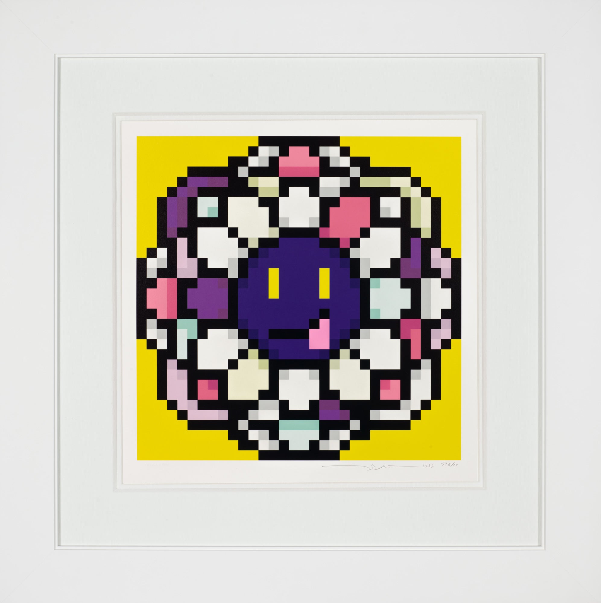 Murakami.Flower #8321 Double Flower by Takashi Murakami