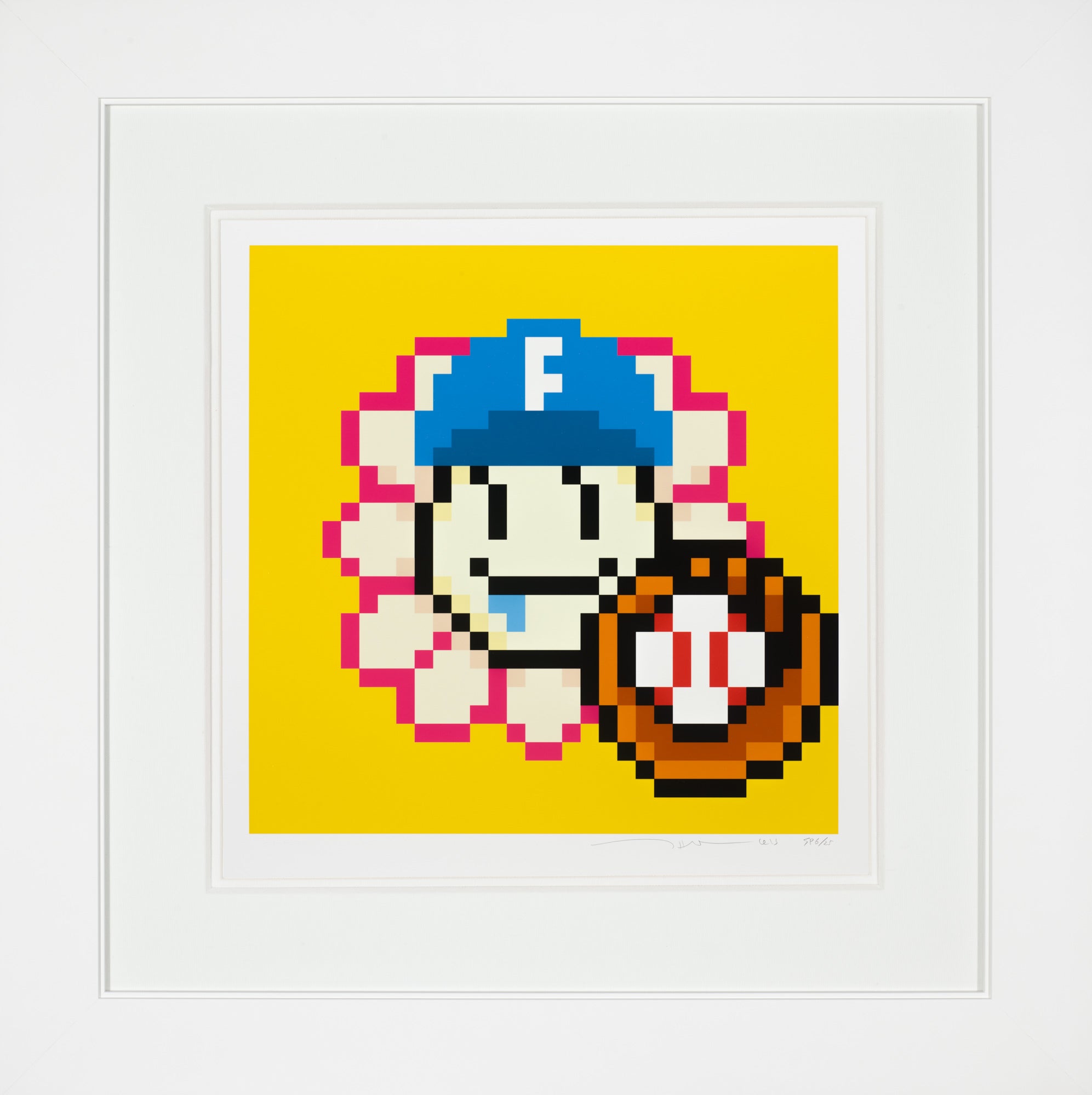 Murakami.Flower #9275 Baseball Catcher by Takashi Murakami