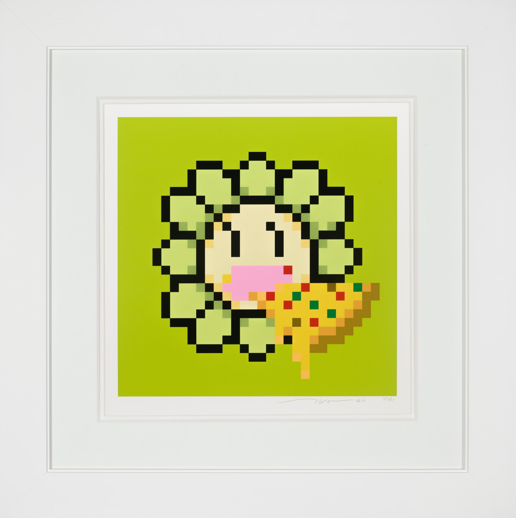 Murakami.Flower #9489 Pizza  by Takashi Murakami