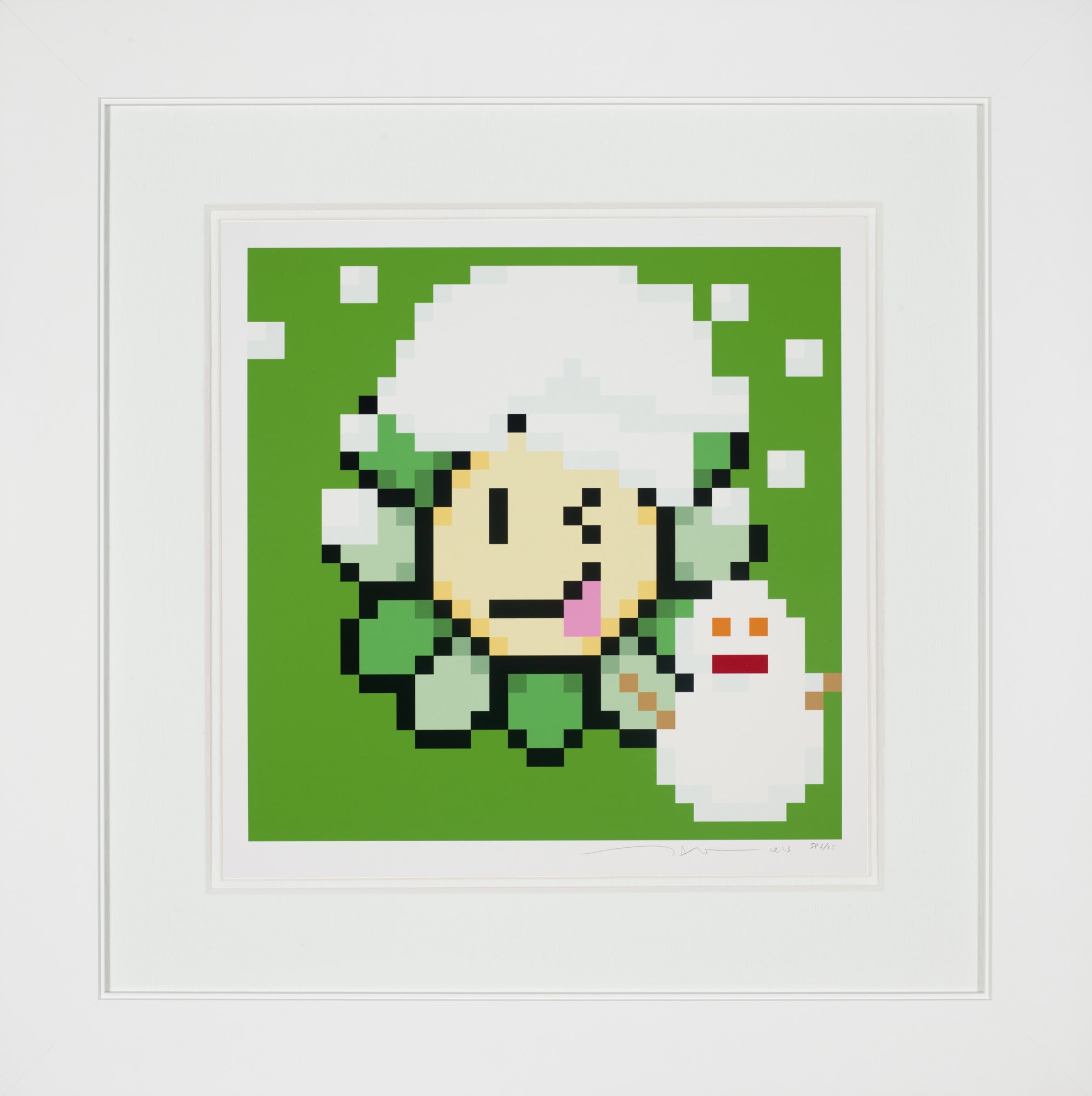 Murakami.Flower #9521 Snow (雪) by Takashi Murakami