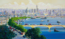 Thames at Waterloo (London-Paris Suite), 1997