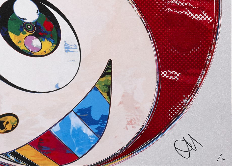 And Then x 6 (Red Dots:The Superflat Method), 2015 by Takashi
