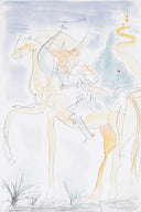 Couple on Horseback (Hommage à Albrecht Dürer, Plate L), 1971