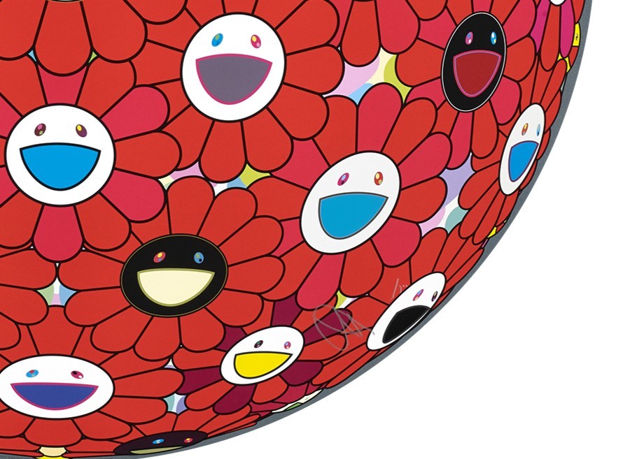 Flowerball: Bright Red, 2017 by Takashi Murakami | Martin Lawrence
