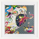 Homage to Francis Bacon (Study of George Dyer) watercolor, 2017