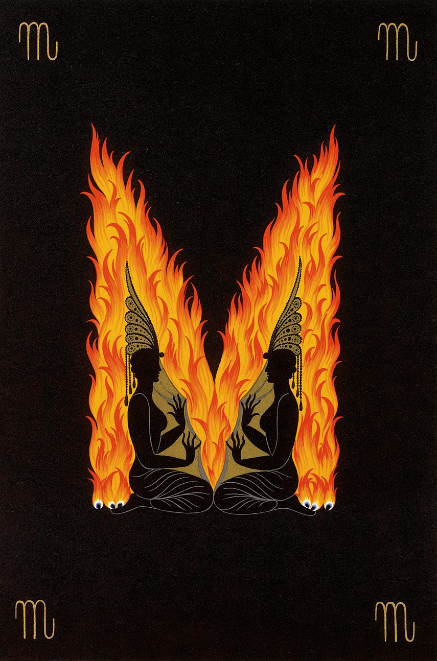 Letter M, 1977 by Erté - Romain de Tirtoff | Martin Lawrence Galleries