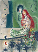 Sirene with Poet (Nice et la Côte d'Azur, CS.27), 1967