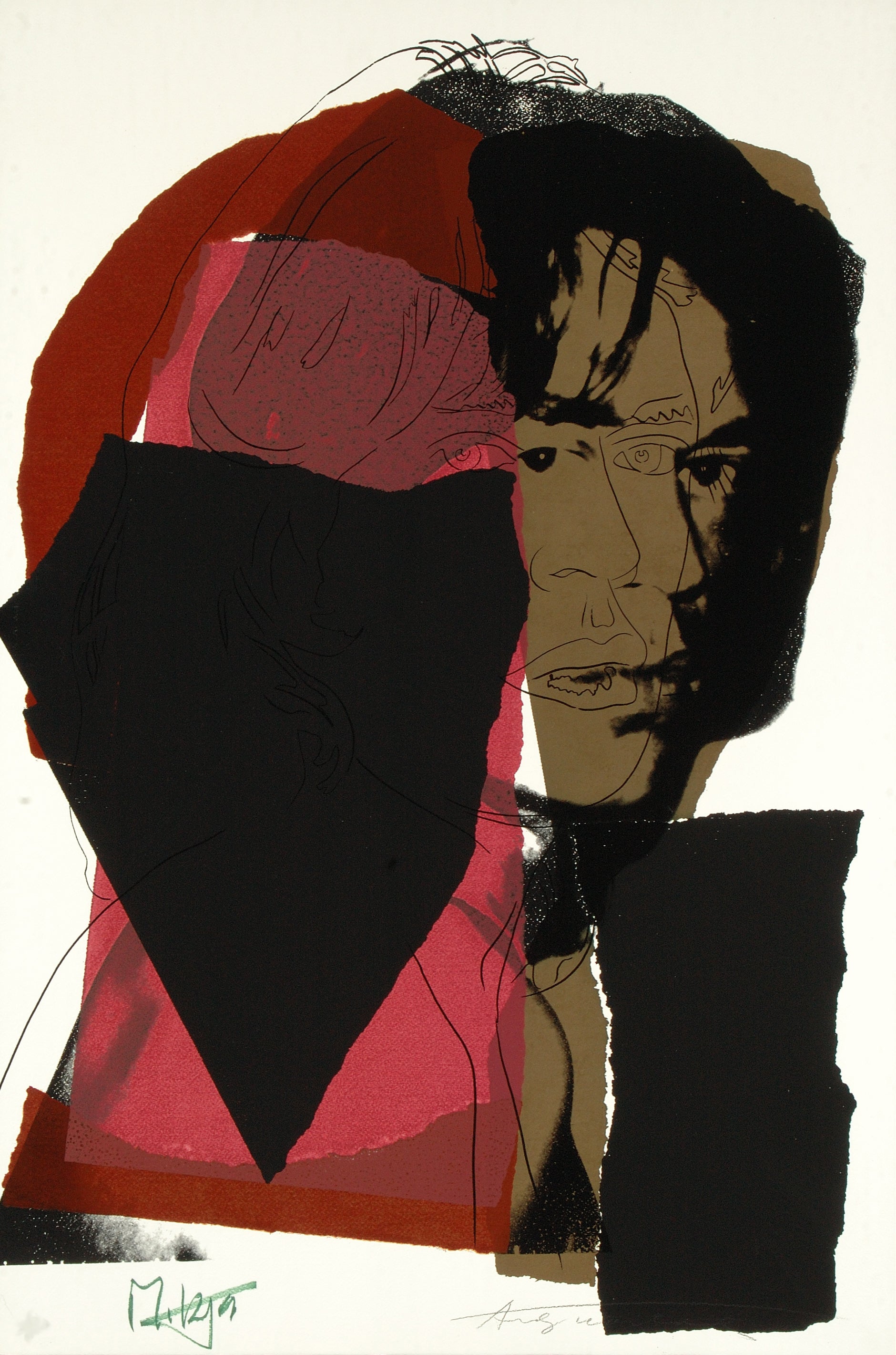 Mick Jagger, 1975 (#139) by Andy Warhol