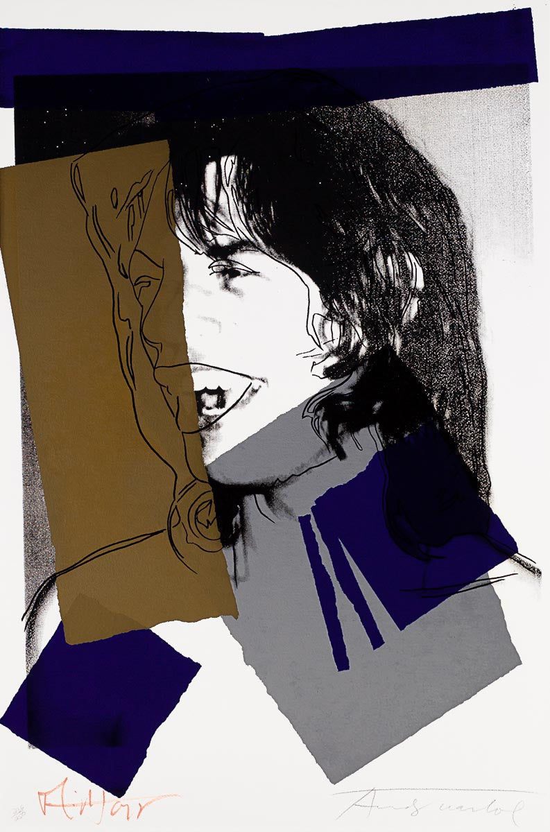 Mick Jagger, 1975 (#142) by Andy Warhol