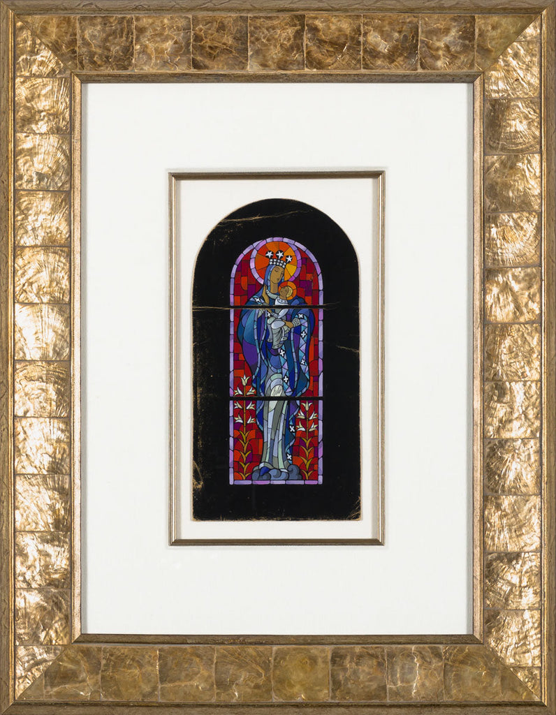 Executed for a chapel in France (Madonna) by Erté