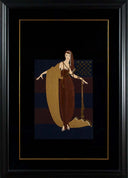 Fringe Cape (American Millionairess Suite) by Erté