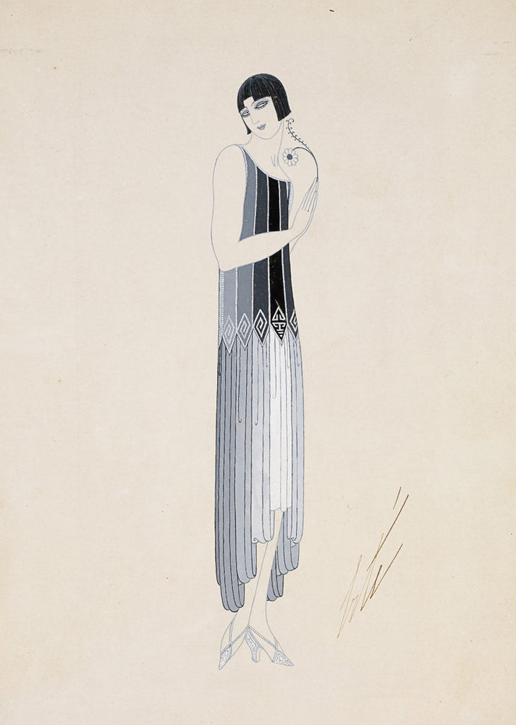 Untitled (Fashion Design No. 999), 1925 by Erté