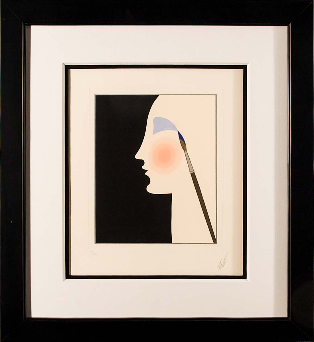 エルテERTE (Romain de Tirtoff)直筆水彩画(ガッシュ画) エルテERTE (Romain de Tirtoff)直筆水彩画(ガッシュ画) 美術品