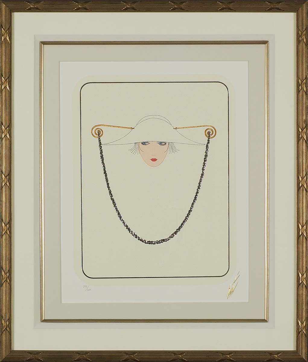 ERTE : Art-a-Porter　エルテ　宝飾デザイン GIULIETTA Original Vintage ERTE Art Deco Print Fashion Book