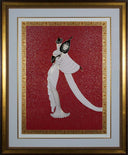 Erté_Tanagra_(Red)_Framed