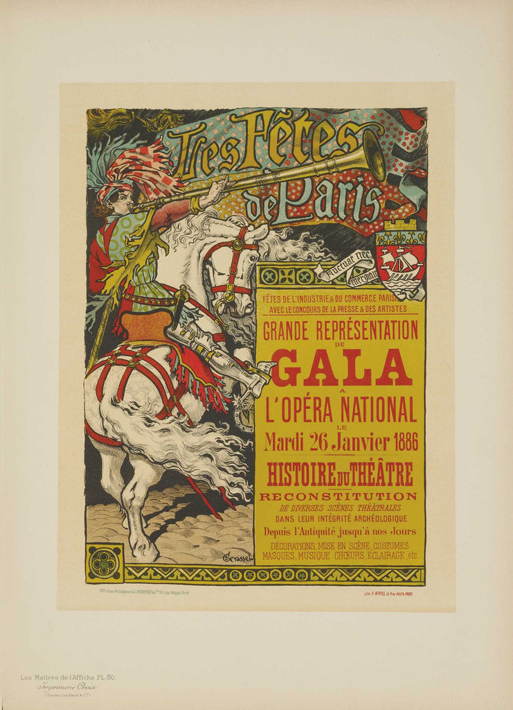 Festival of Paris (Plate 50) by Les Maîtres de l'Affiche
