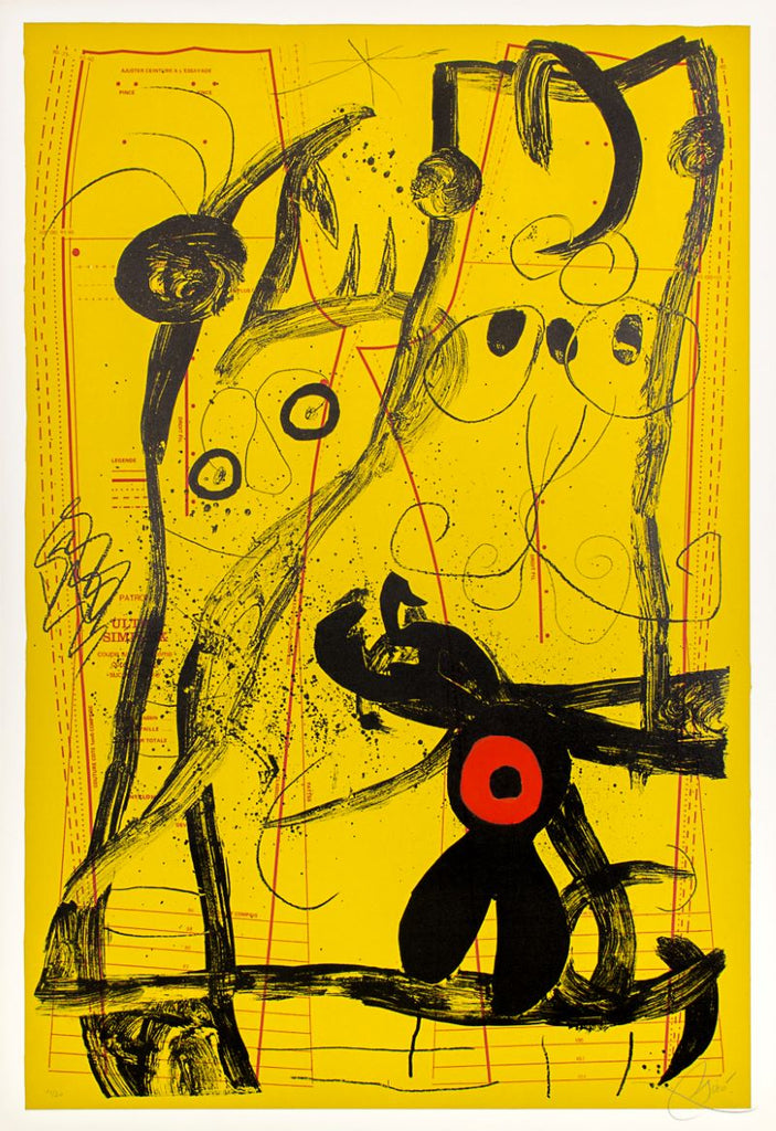 The Delusion of Fashion - Yellow, 1969 (M.647) by Joan Miró